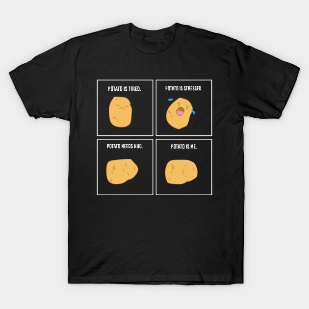 Potato Meme I'm A Potato T-Shirt by EQDesigns